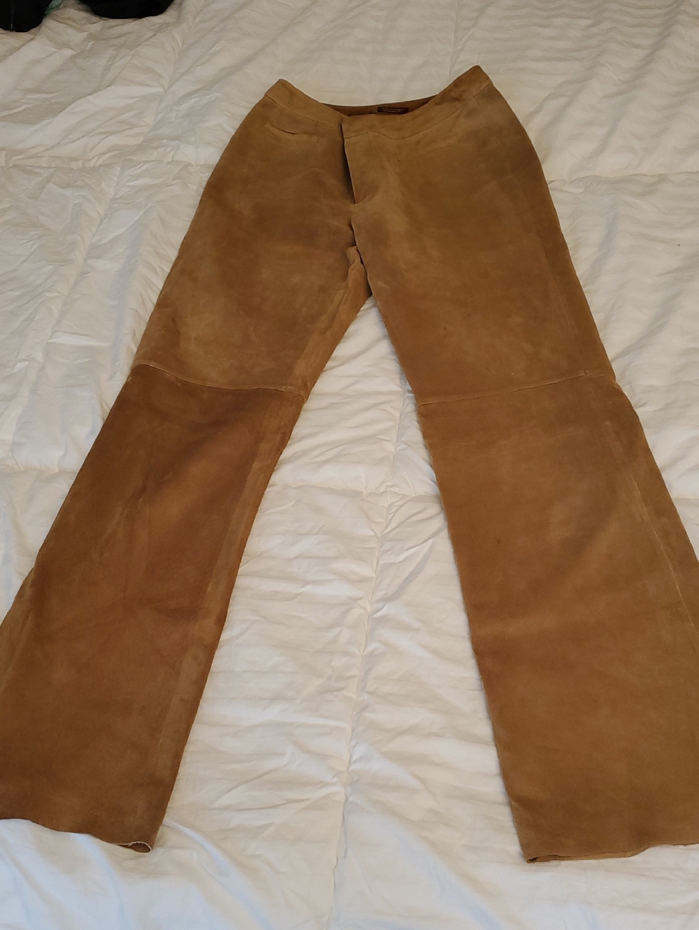 Womens Vintage Eddie Bauer Suede Pants, size 2